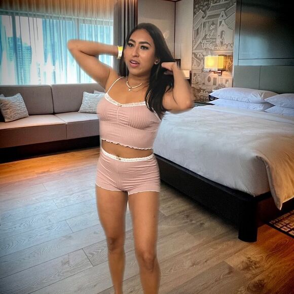 Other - Lace Trim Crop Cami Pajama Set​​​